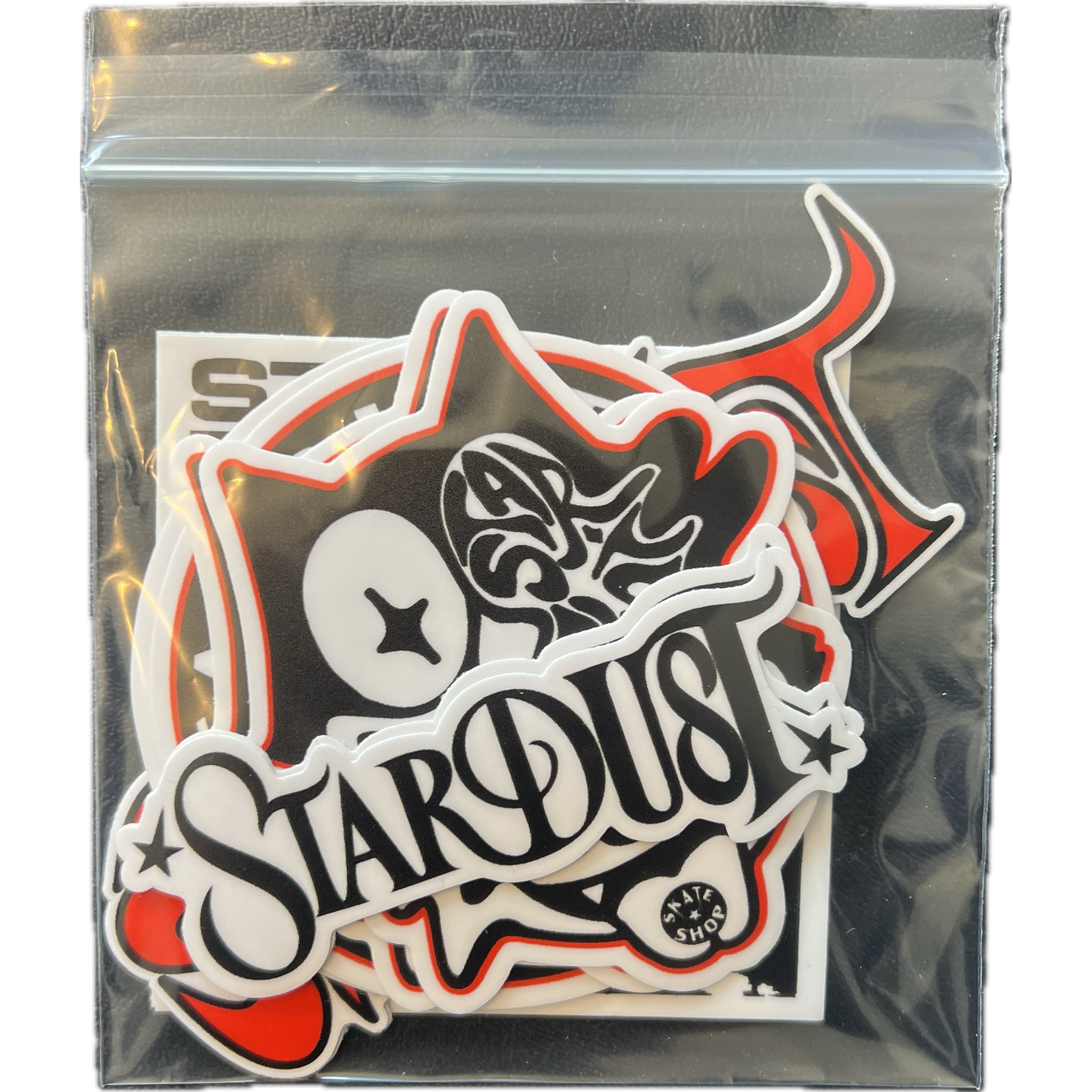 Stardust Skate Shop Sticker Pack 001 (Five Designs / Ten Stickers)