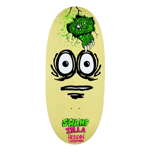 Heroin Swampzilla Egg Shaped Deck 13.0"