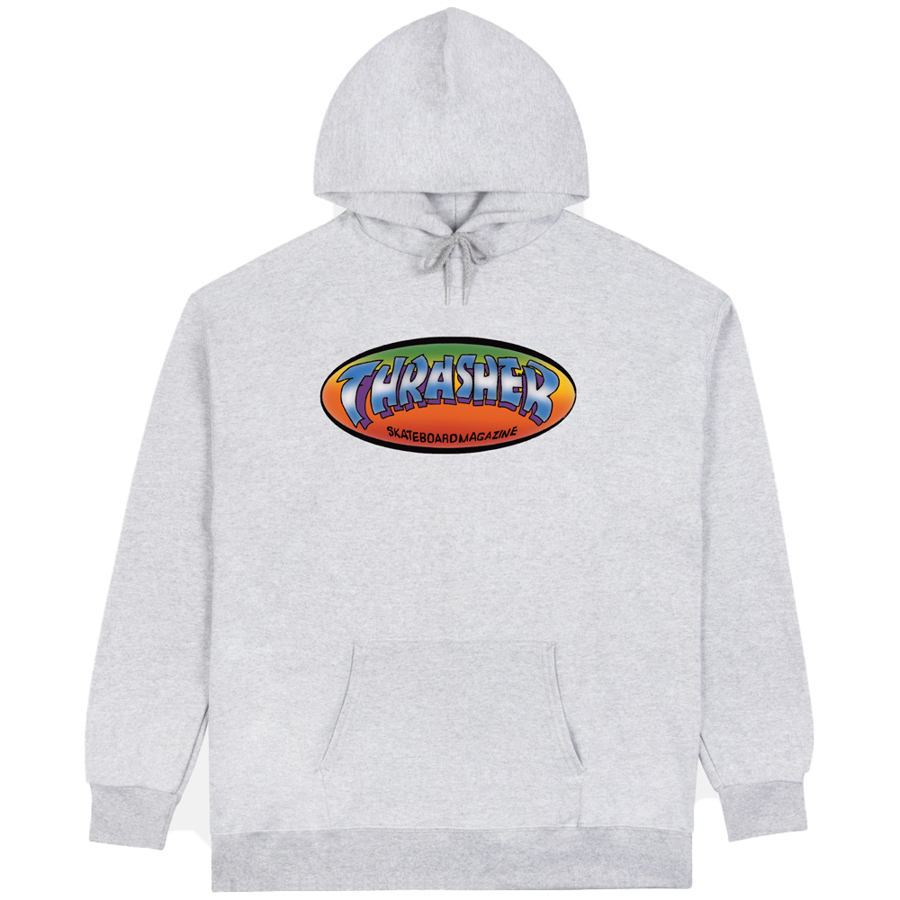 Thrasher Ninety-Five By Spanky Hoody Ash Grey