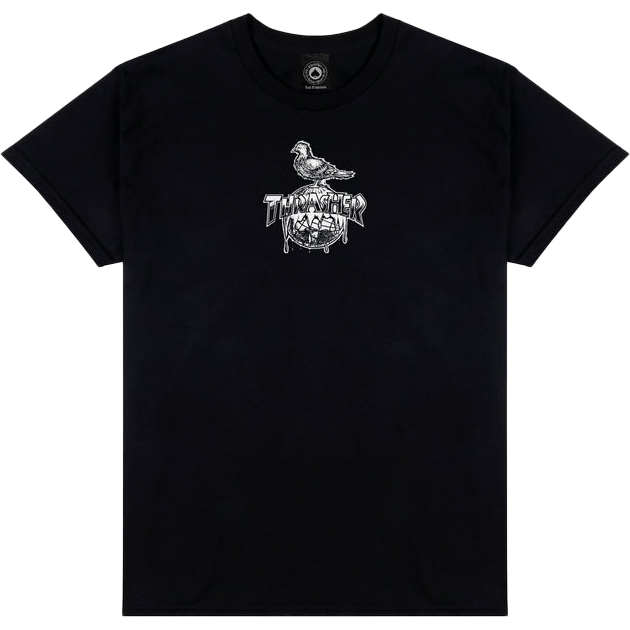 Thrasher x Anti Hero Cover The Earth Tee Black