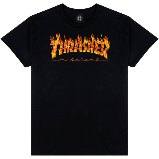 Thrasher Inferno T-Shirt Black