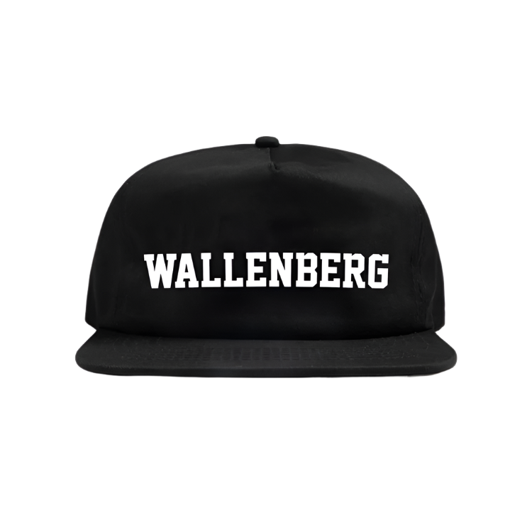 Thrasher Wallenberg Snapback Hat Black