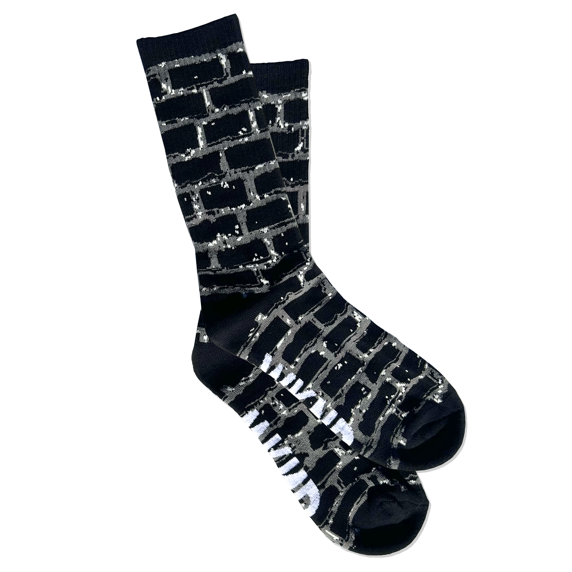 WKND Brick Socks Black / Charcoal / Light Grey