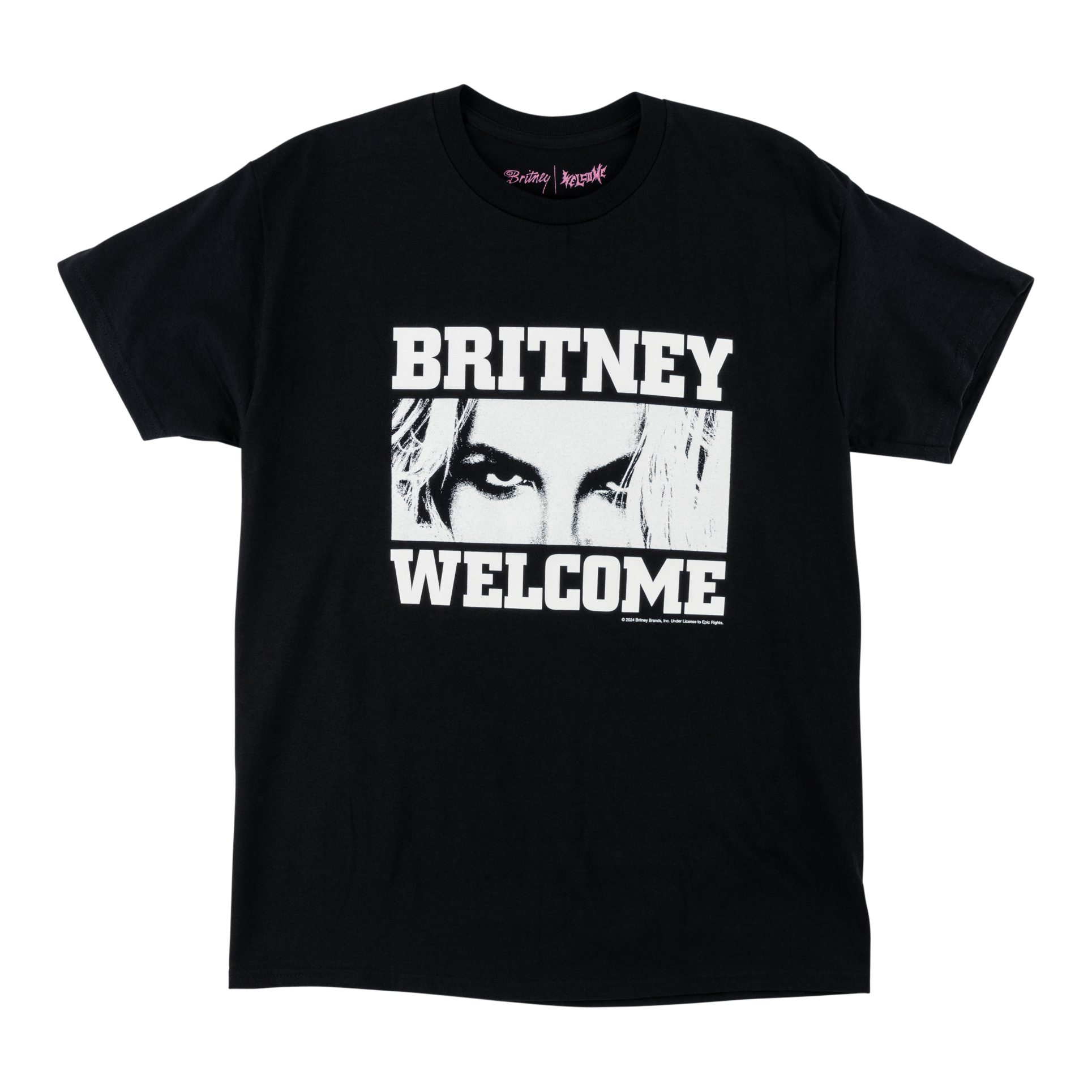 Welcome x Britney Spears World Ends Graphic Tee Black