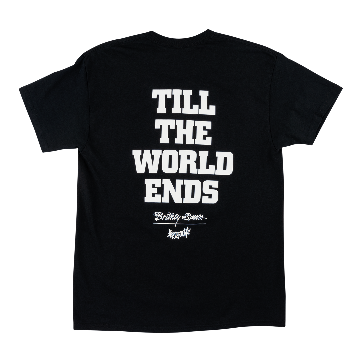 Welcome x Britney Spears World Ends Graphic Tee Black