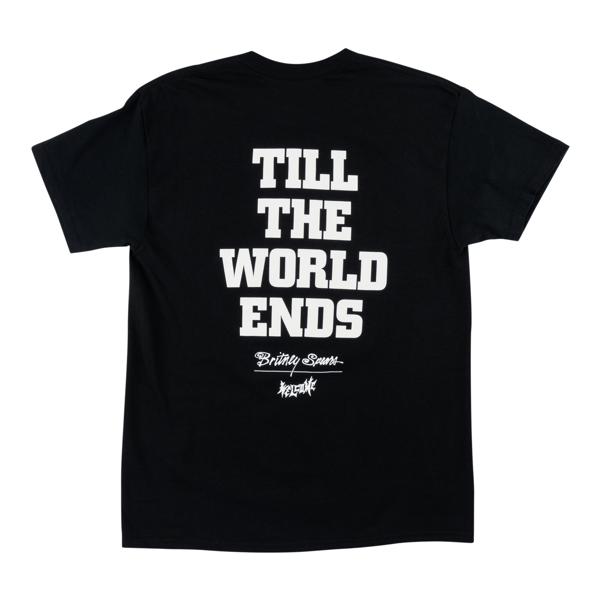 Welcome x Britney Spears World Ends Graphic Tee Black