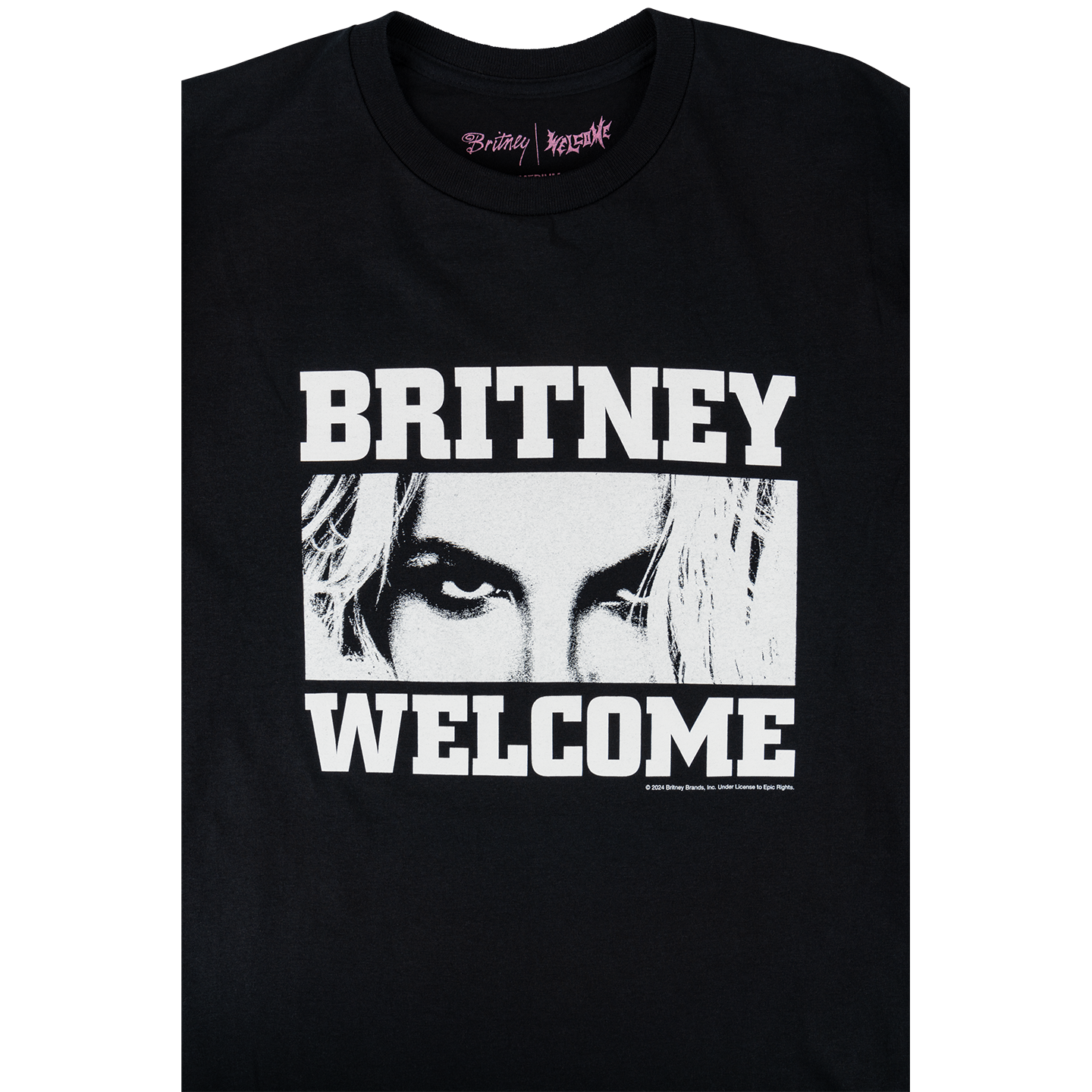 Welcome x Britney Spears World Ends Graphic Tee Black