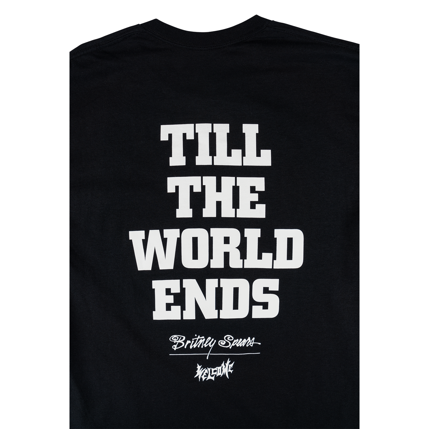 Welcome x Britney Spears World Ends Graphic Tee Black