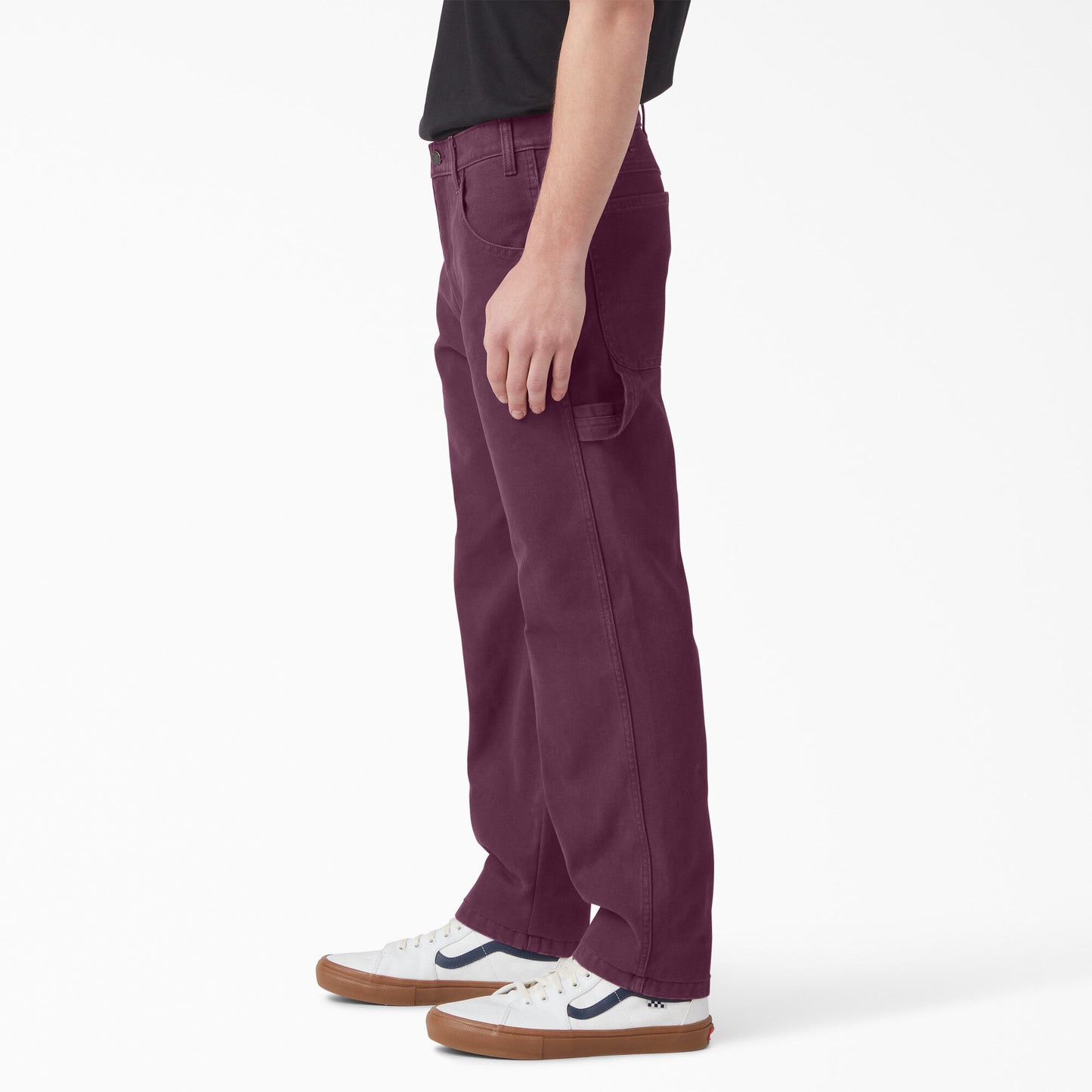 Dickies Stonewashed Duck Carpenter Pants Stonewashed Grape Wine