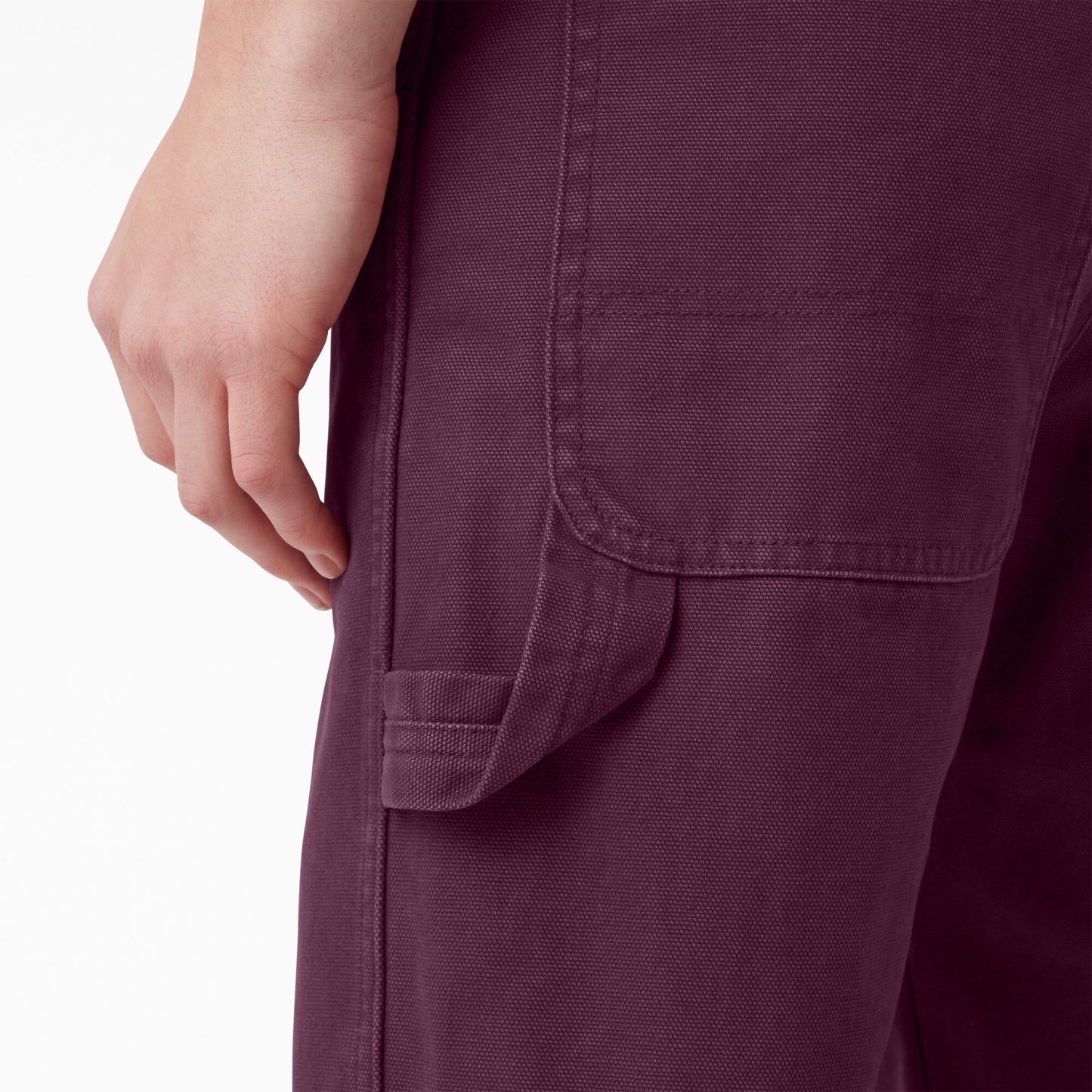 Dickies Stonewashed Duck Carpenter Pants Stonewashed Grape Wine