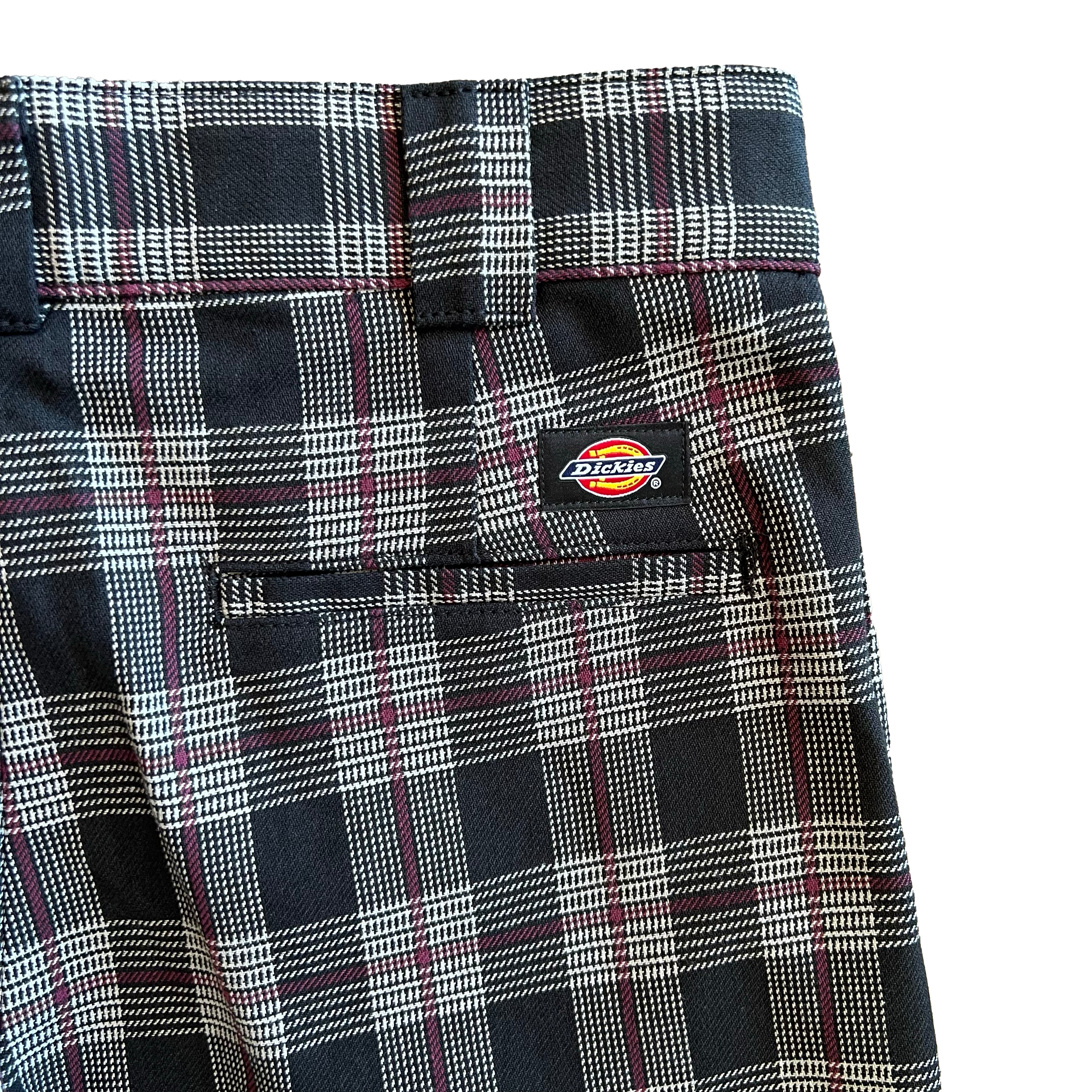 Checkered dickies store pants