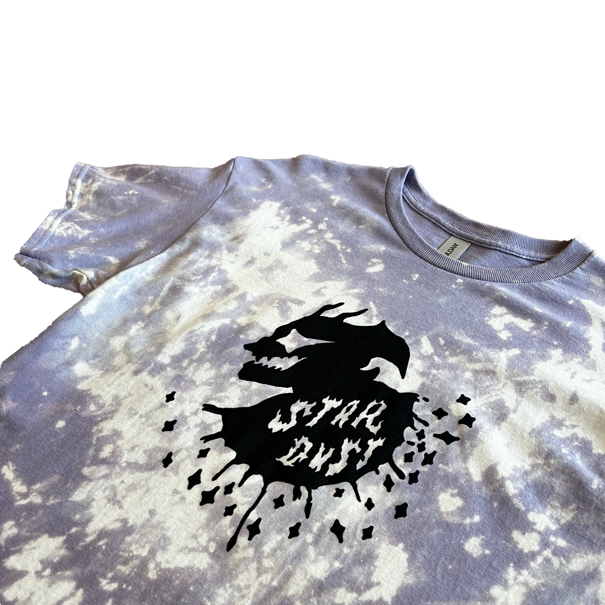 Stardust Devil Man Tee 018 Bleached Violet / Black