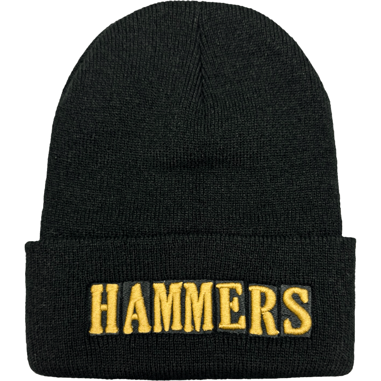 Hammers Letterbox Beanie Black