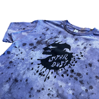 Stardust Devil Man Tee 018 Bleached Violet / OVer-Dyed Black / Black