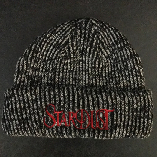 Stardust Skate Shop Wanderlust Marled Beanie 001 Black / Grey / Red 