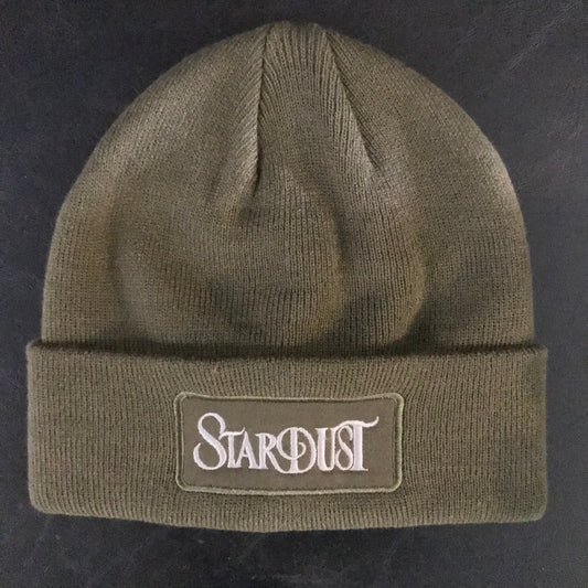 Stardust Skate Shop Wanderlust Patch Beanie 001 Olive / Silver 