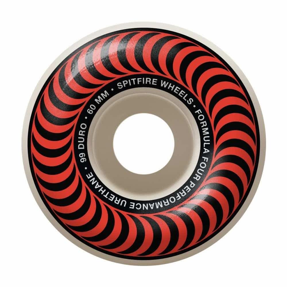 Spitfire Formula Four Classic 60mm 99d Set Of 4 Skateboard Wheels